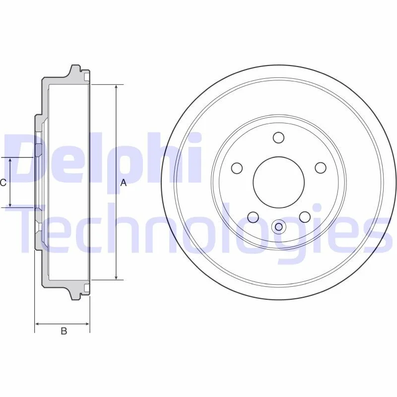Brake Drum DELPHI BF556
