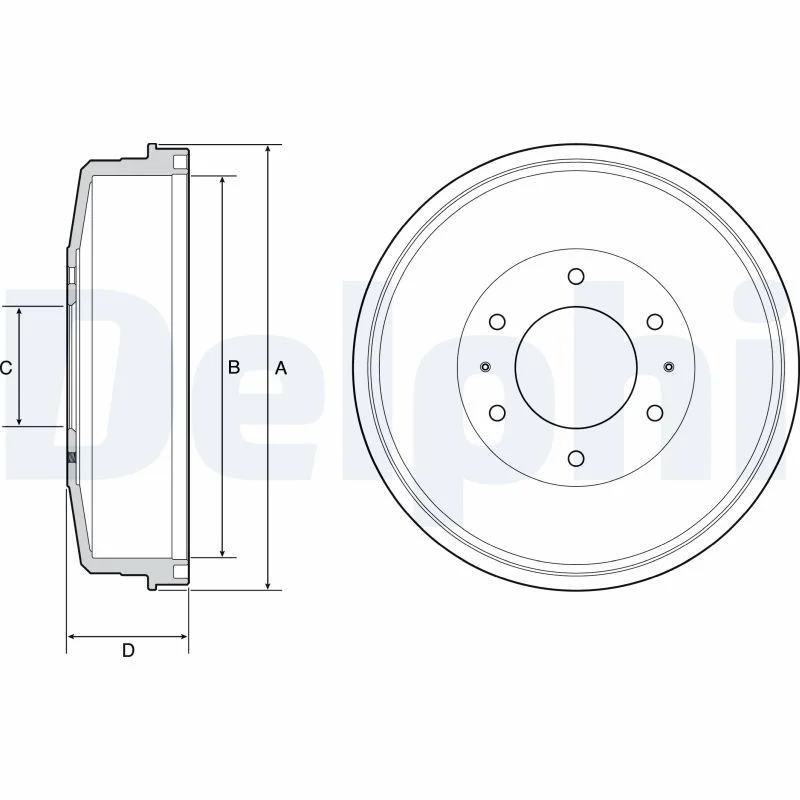 Brake Drum DELPHI BF559