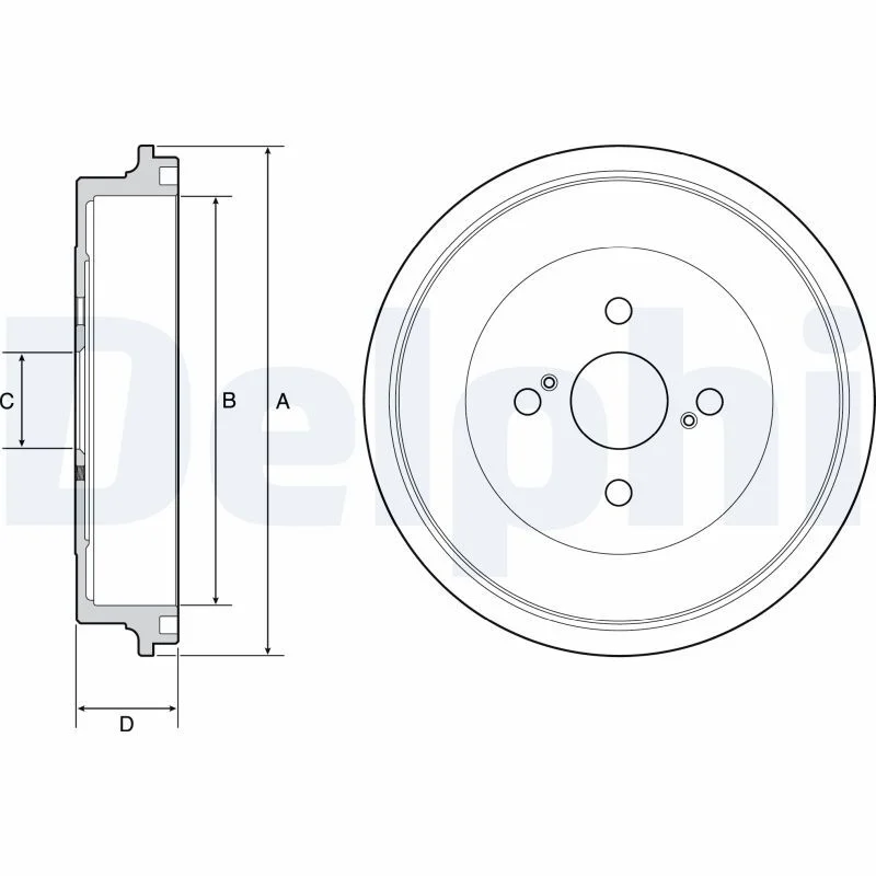 Brake Drum DELPHI BF560