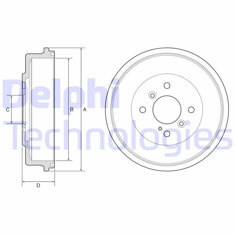 Brake Drum DELPHI BF565