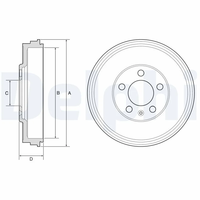 Brake Drum DELPHI BF575