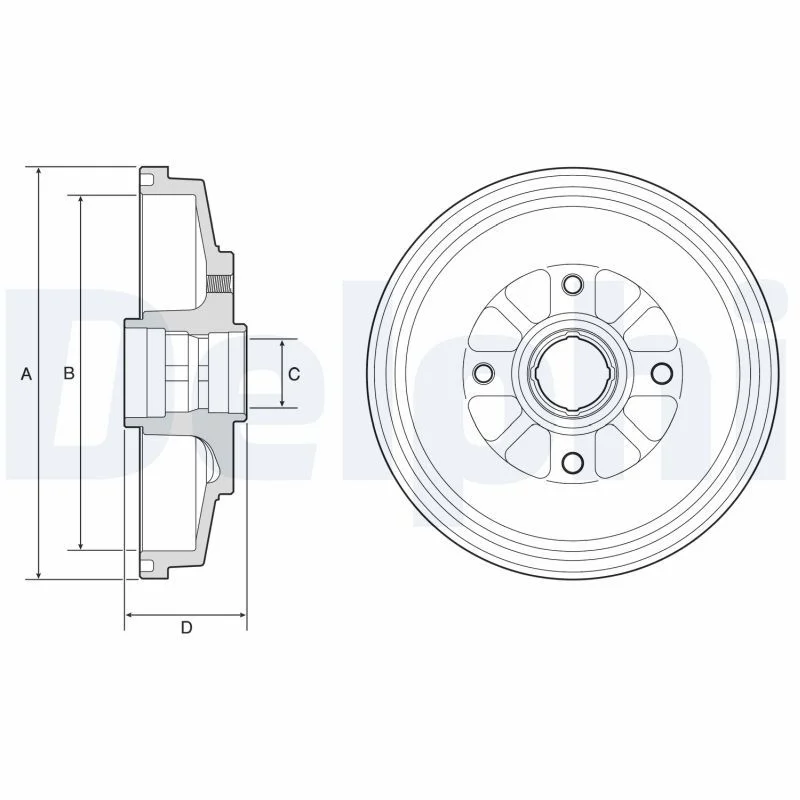 Brake Drum DELPHI BF577