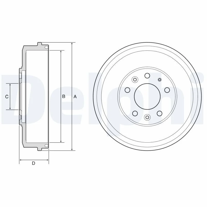 Brake Drum DELPHI BF578