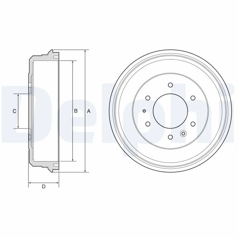 Brake Drum DELPHI BF581
