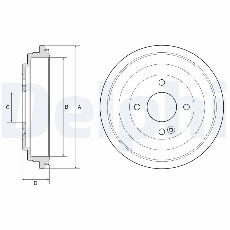 Brake Drum DELPHI BF592