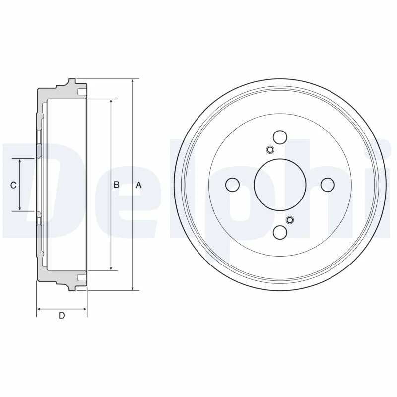 Brake Drum DELPHI BF605