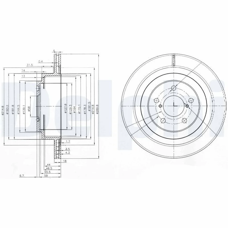 Brake Disc DELPHI BG3931