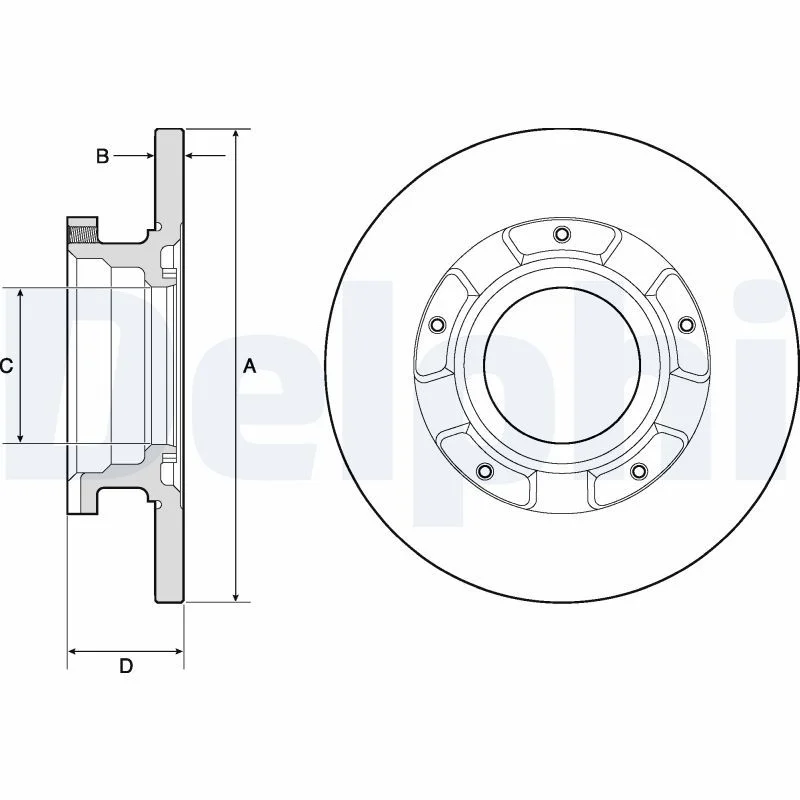 Brake Disc DELPHI BG4673