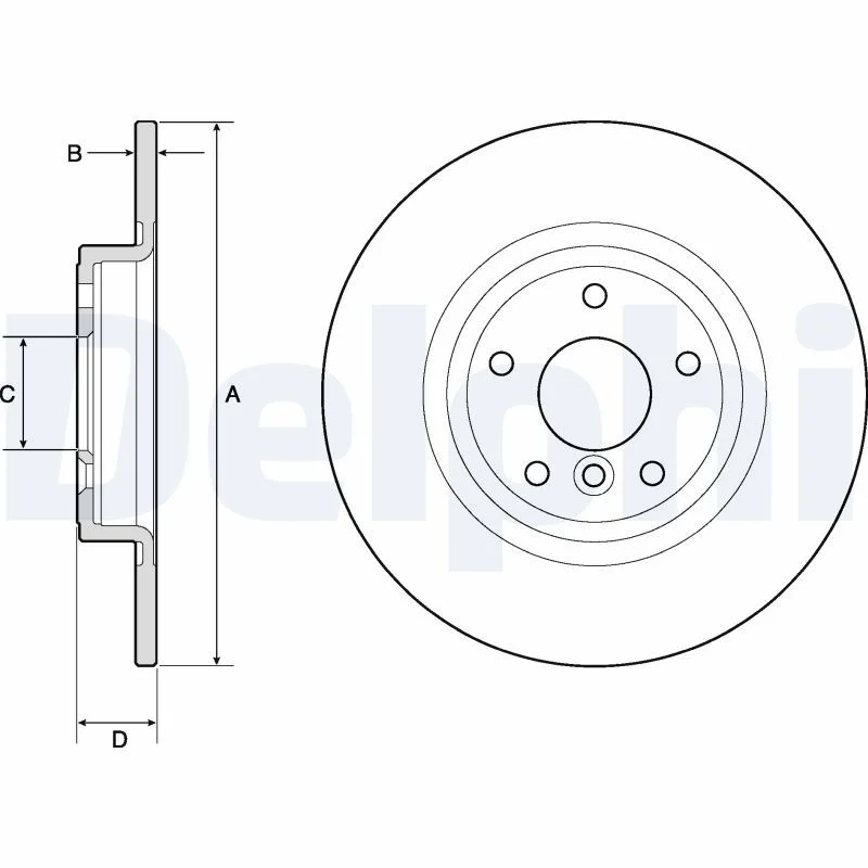 Brake Disc DELPHI BG4766C