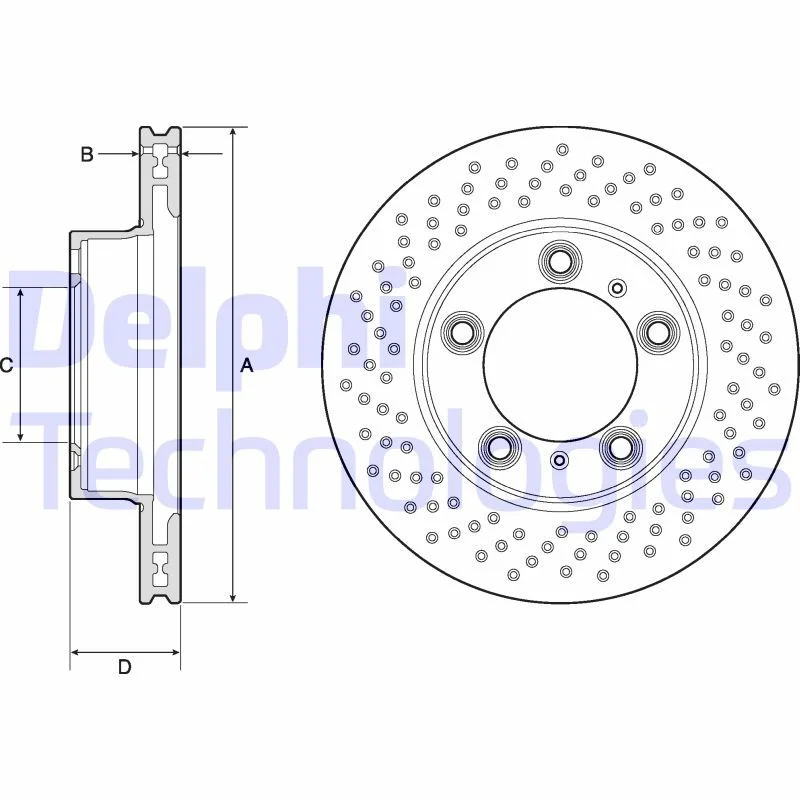 Brake Disc DELPHI BG4769C