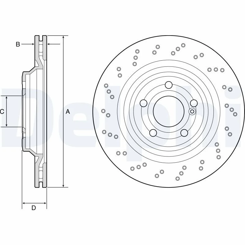 Brake Disc DELPHI BG4920C