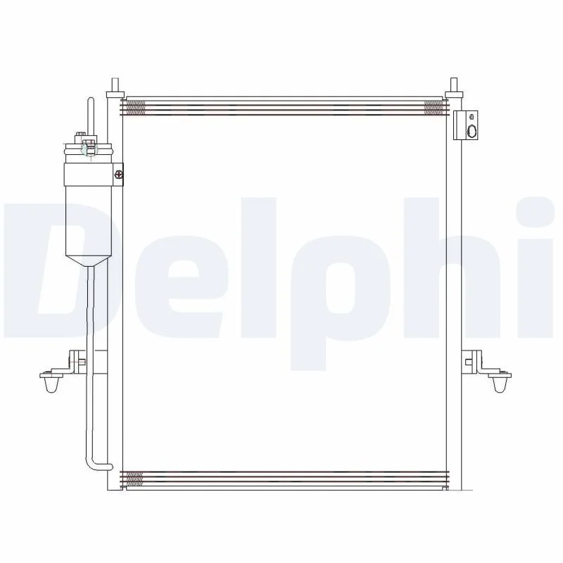 Condenser, air conditioning DELPHI CF20286