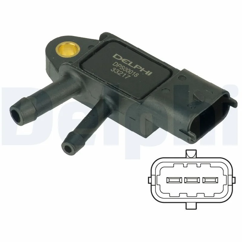 Sensor, exhaust pressure DELPHI DPS00018