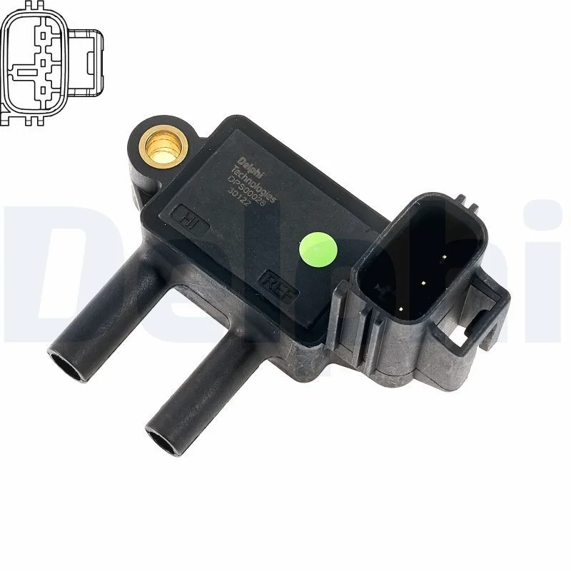 Senzor, výfukový tlak DELPHI DPS00026-12B1