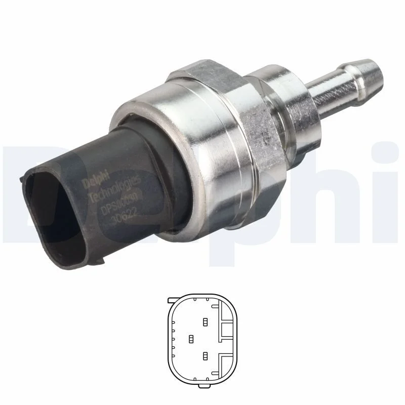 Senzor, výfukový tlak DELPHI DPS00030-12B1
