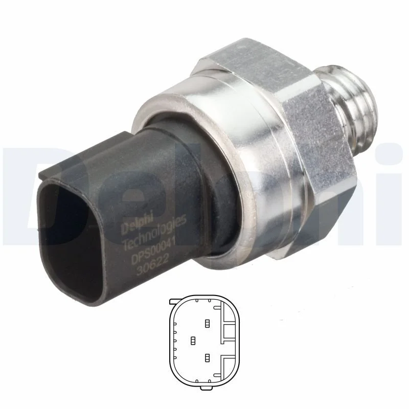 Senzor, výfukový tlak DELPHI DPS00041-12B1