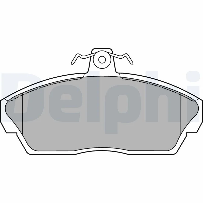 Brake Pad Set, disc brake DELPHI LP1450
