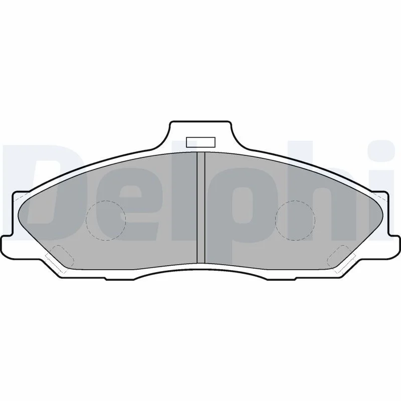 Brake Pad Set, disc brake DELPHI LP1555