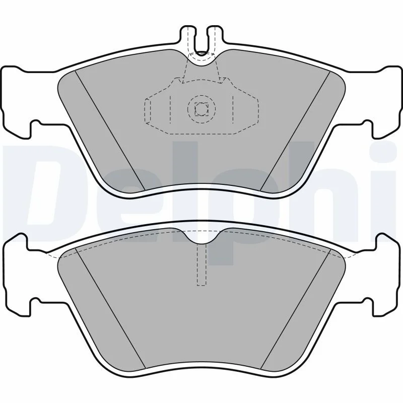 Brake Pad Set, disc brake DELPHI LP1588
