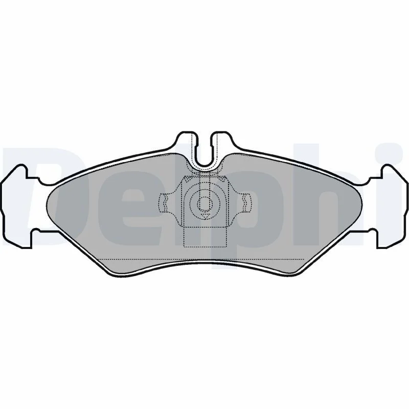 Brake Pad Set, disc brake DELPHI LP1595