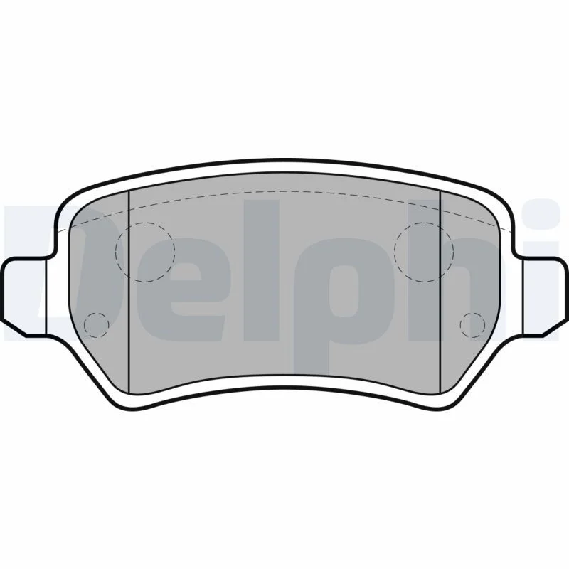 Brake Pad Set, disc brake DELPHI LP1681