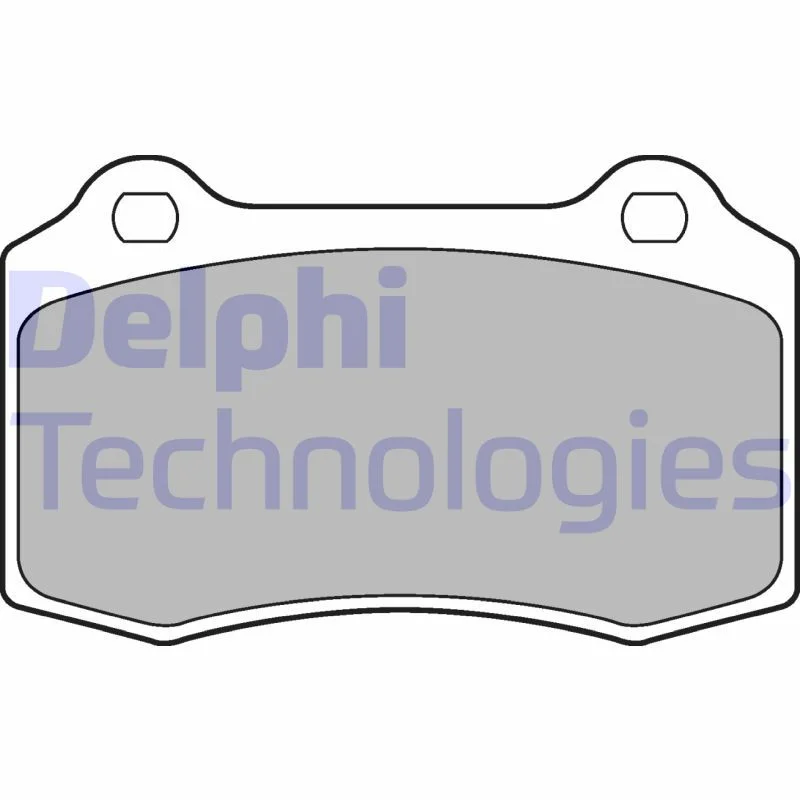 Brake Pad Set, disc brake DELPHI LP1700