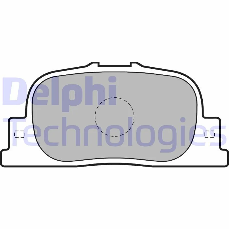 Sada brzdových platničiek, kotúčová brzda DELPHI LP1740