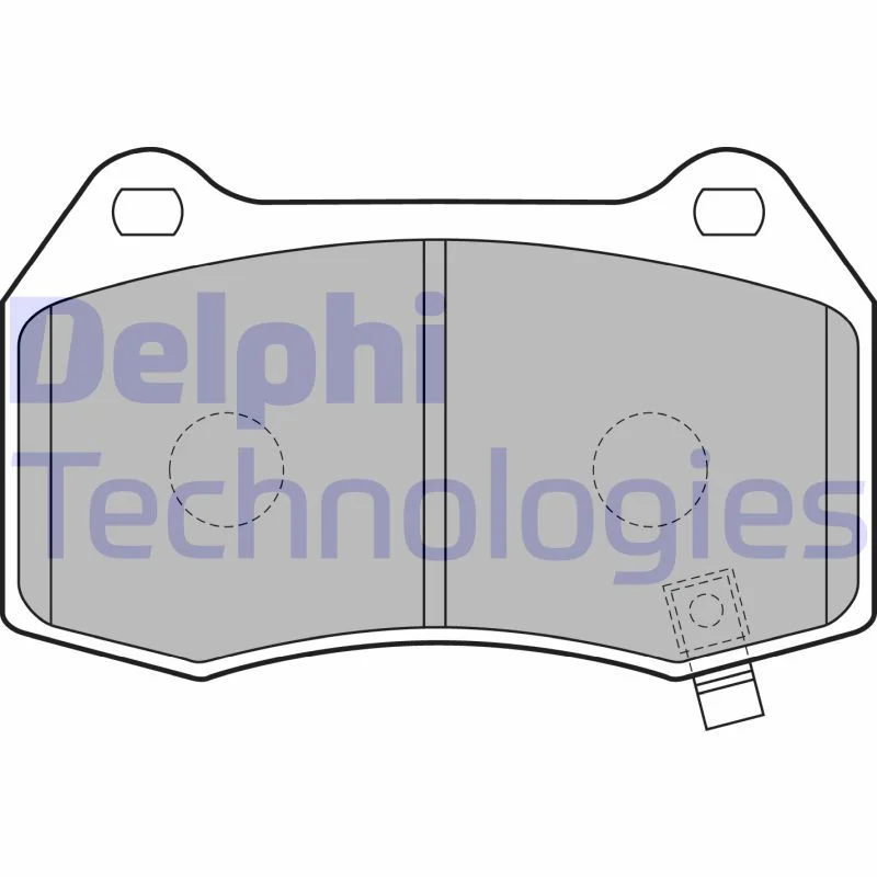 Brake Pad Set, disc brake DELPHI LP1838