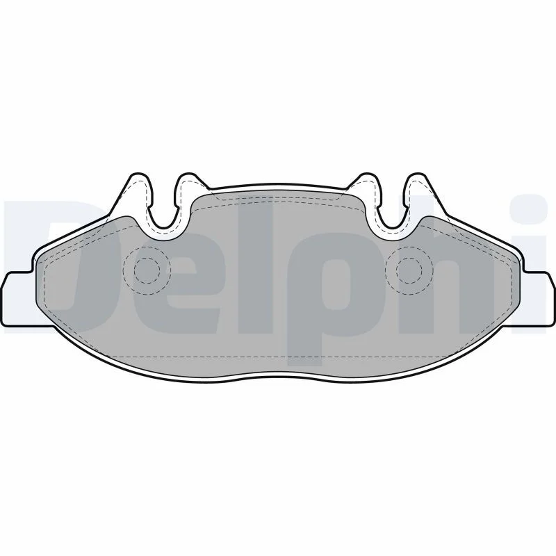 Brake Pad Set, disc brake DELPHI LP1947