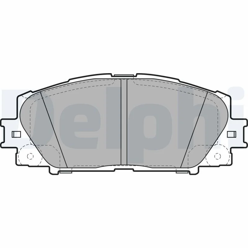 Brake Pad Set, disc brake DELPHI LP2006