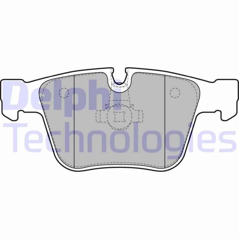Brake Pad Set, disc brake DELPHI LP2115