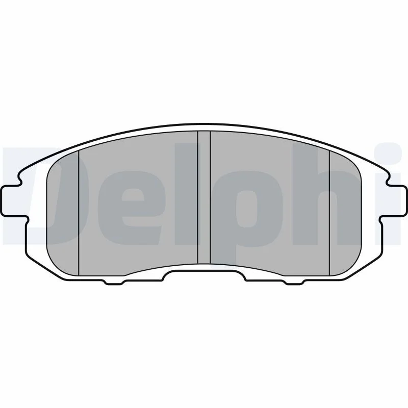 Brake Pad Set, disc brake DELPHI LP2148