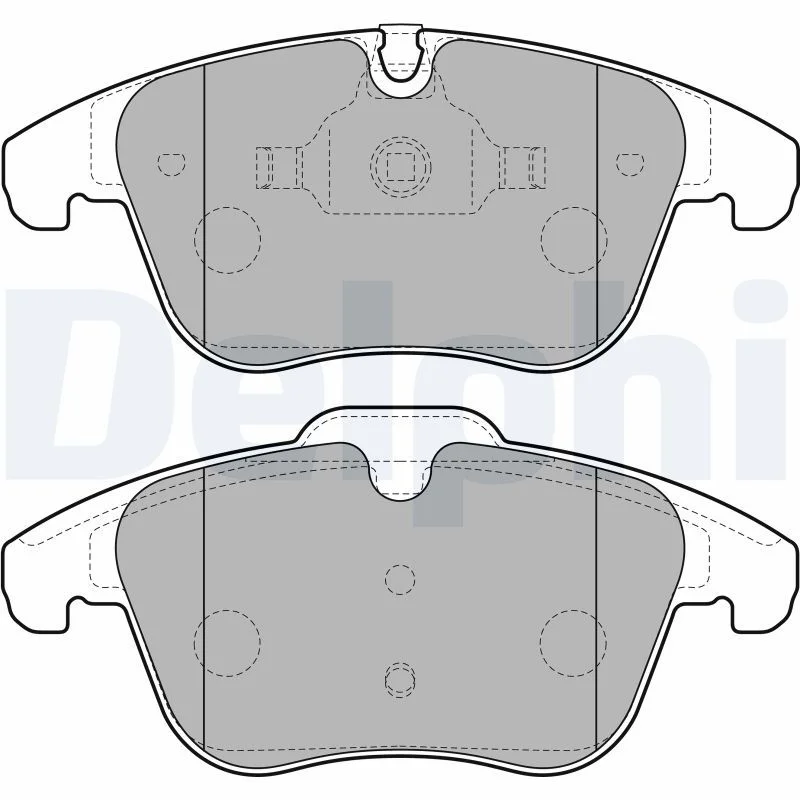 Brake Pad Set, disc brake DELPHI LP2165