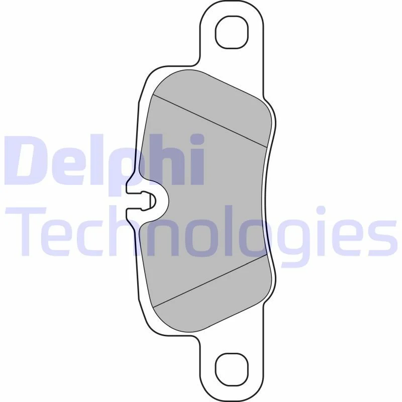 Brake Pad Set, disc brake DELPHI LP2237