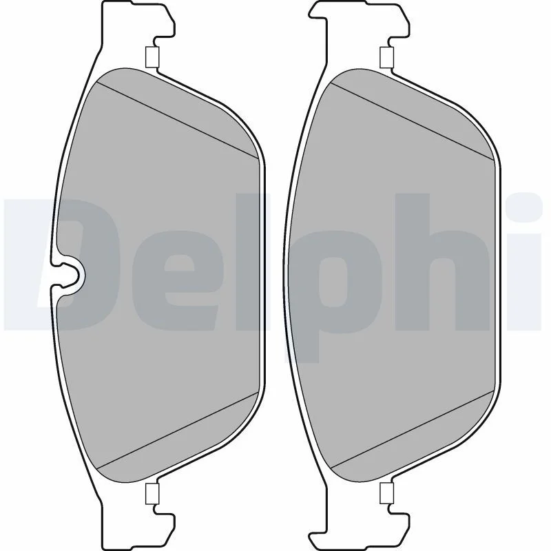 Brake Pad Set, disc brake DELPHI LP2292