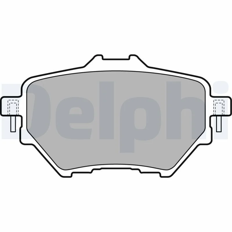 Brake Pad Set, disc brake DELPHI LP2505