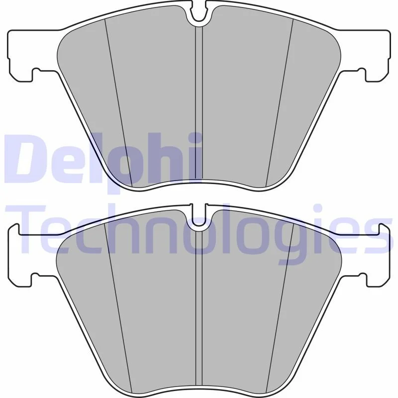 Brake Pad Set, disc brake DELPHI LP2707