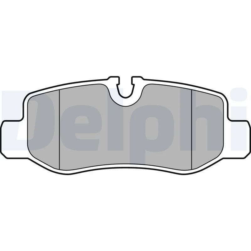 Brake Pad Set, disc brake DELPHI LP3139