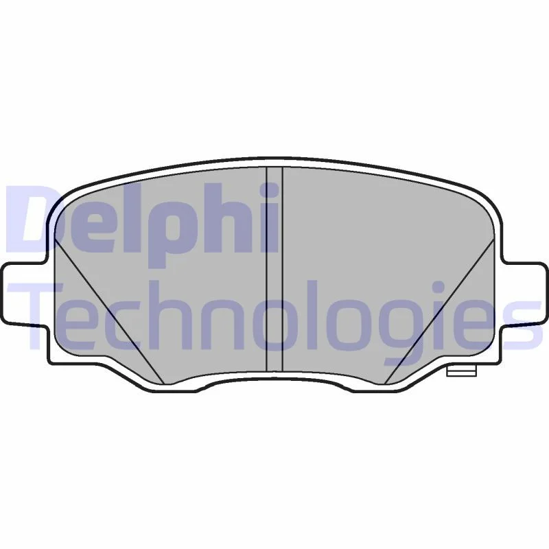 Brake Pad Set, disc brake DELPHI LP3194