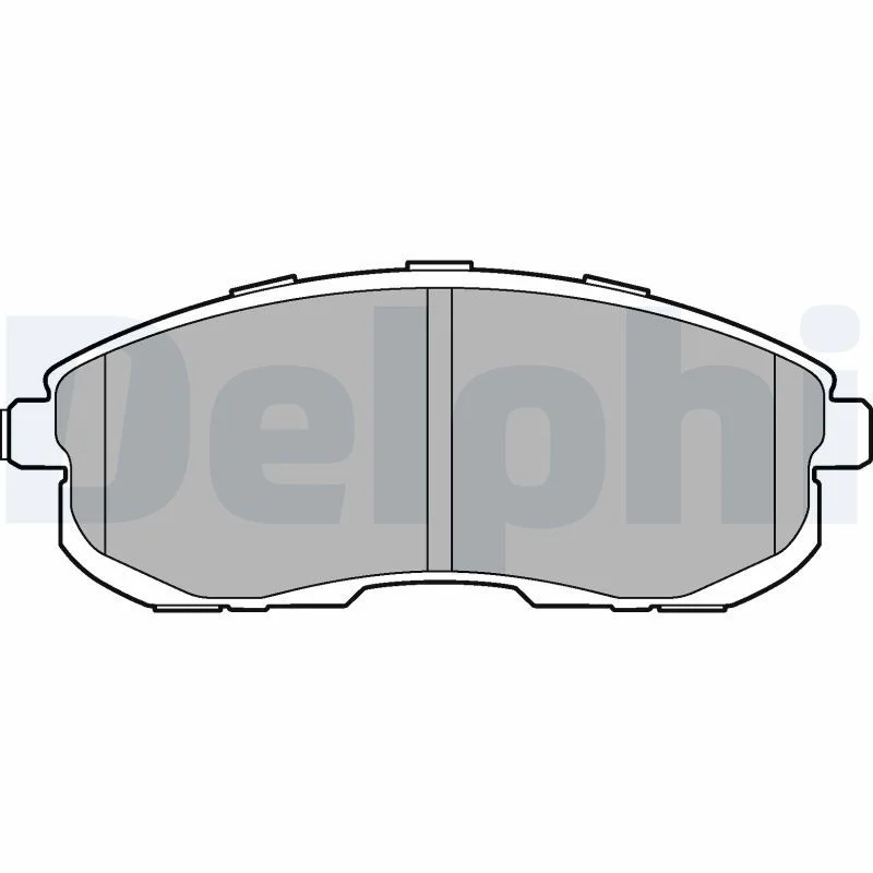 Brake Pad Set, disc brake DELPHI LP3245