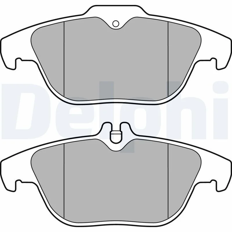 Brake Pad Set, disc brake DELPHI LP3288