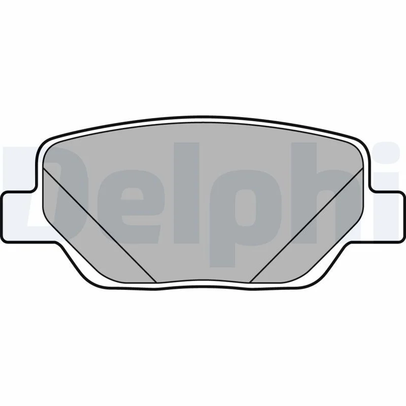 Brake Pad Set, disc brake DELPHI LP3290