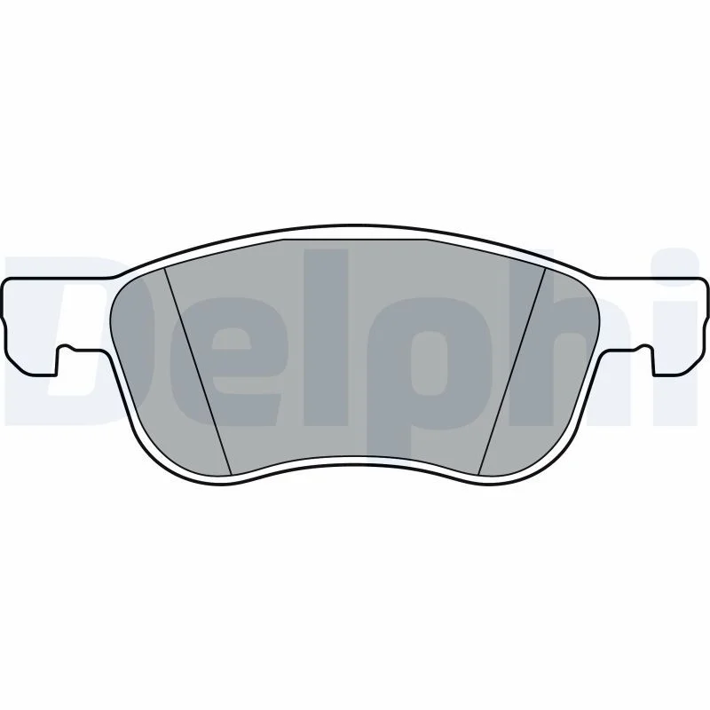 Brake Pad Set, disc brake DELPHI LP3365