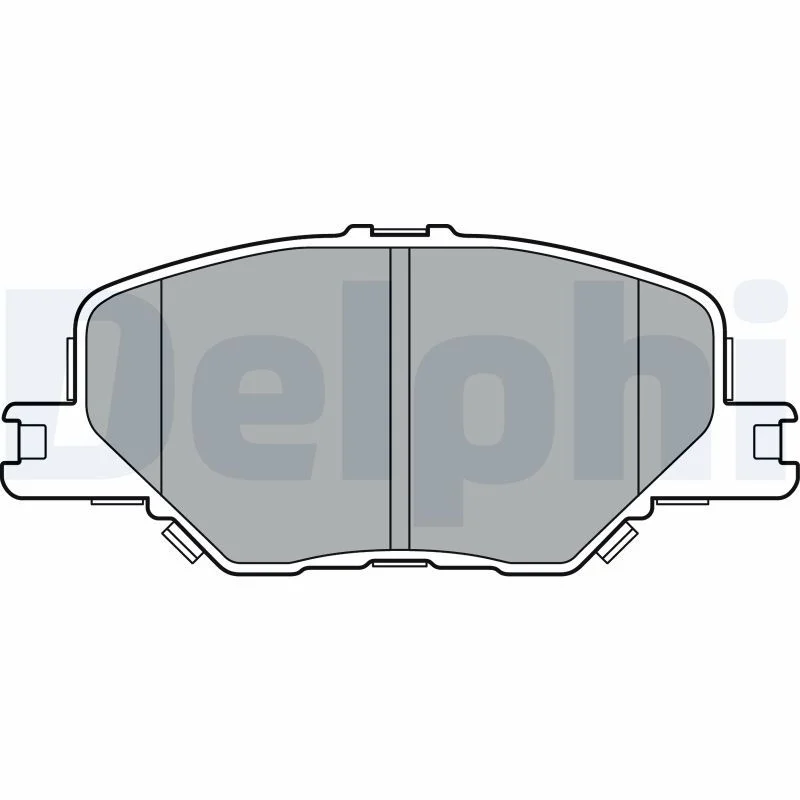Brake Pad Set, disc brake DELPHI LP3370