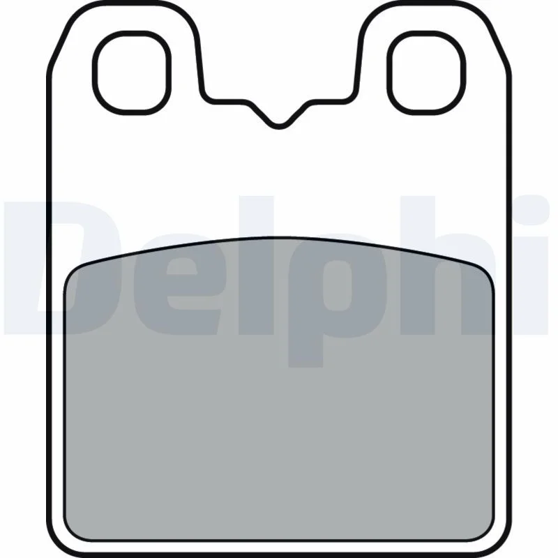 Brake Pad Set, disc parking brake DELPHI LP3382