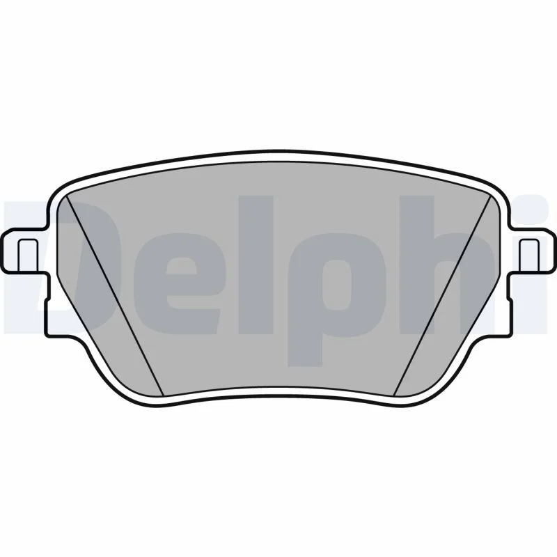 Brake Pad Set, disc brake DELPHI LP3438