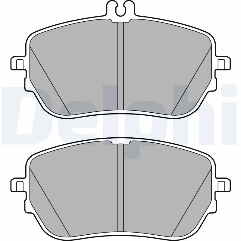 Brake Pad Set, disc brake DELPHI LP3485