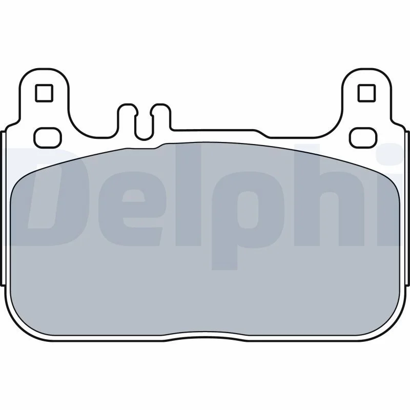 Brake Pad Set, disc brake DELPHI LP3512