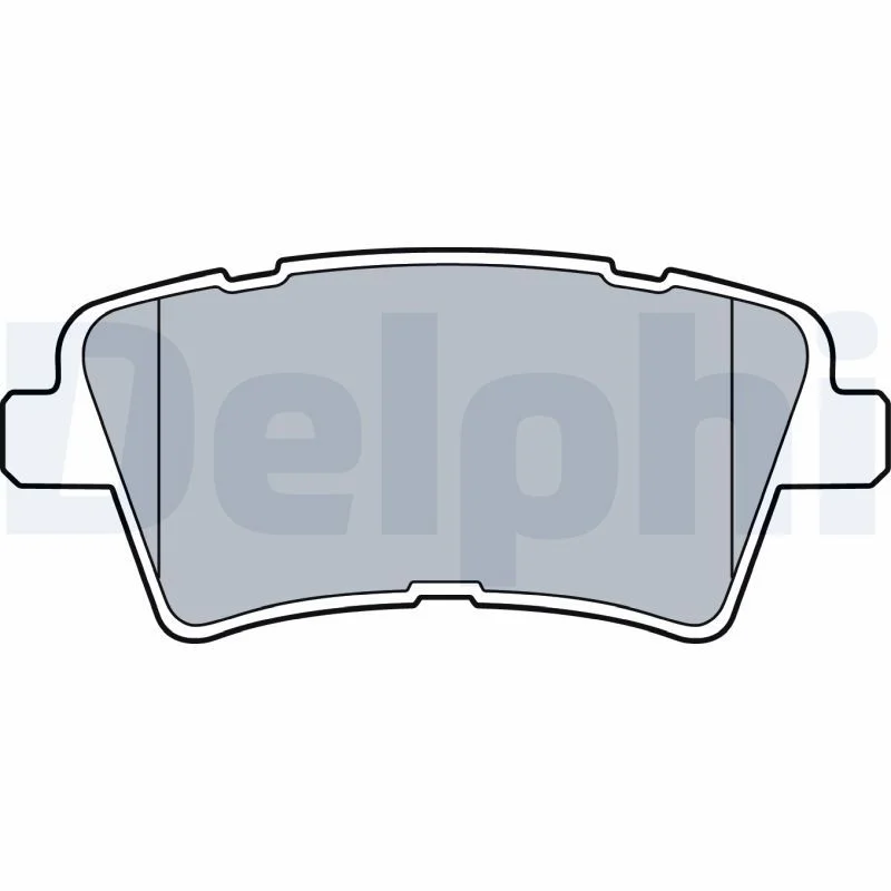 Brake Pad Set, disc brake DELPHI LP3537