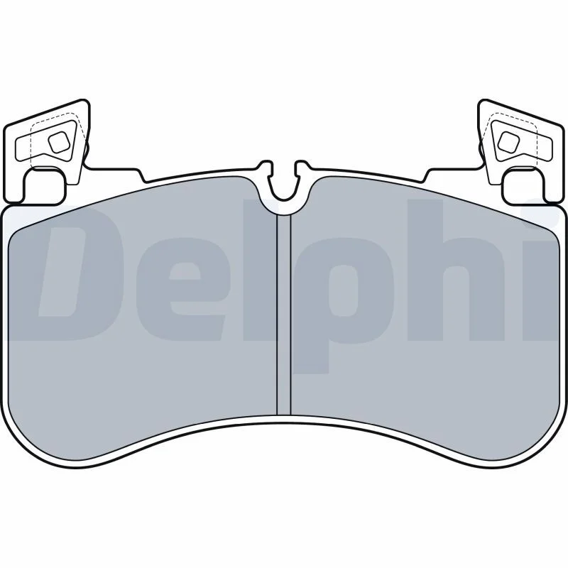 Brake Pad Set, disc brake DELPHI LP3540
